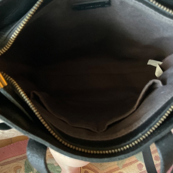 Madewell  Leather Small  Crossbody Tote, Color Black - Picture 11 of 11